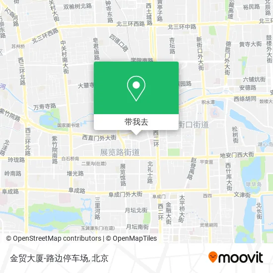 金贸大厦-路边停车场地图