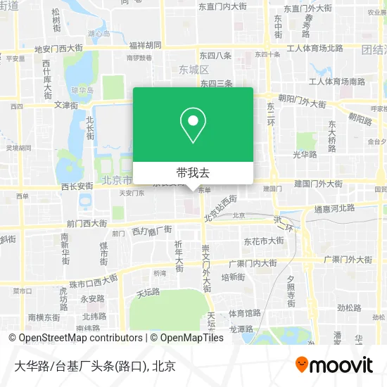 大华路/台基厂头条(路口)地图