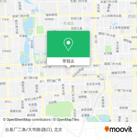 台基厂二条/大华路(路口)地图