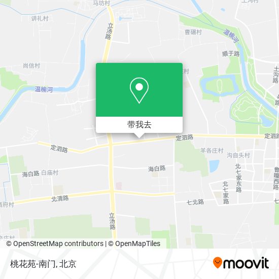 桃花苑-南门地图