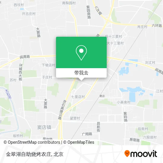 金翠湖自助烧烤农庄地图