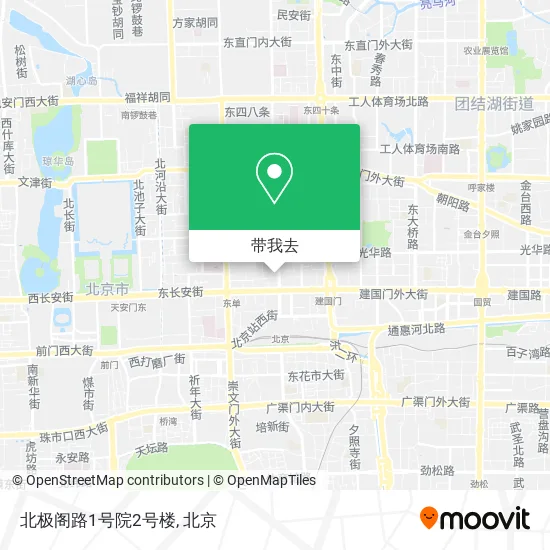 北极阁路1号院2号楼地图