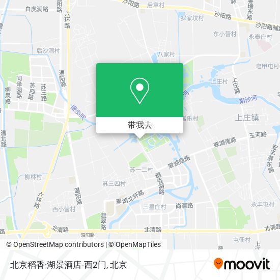 北京稻香·湖景酒店-西2门地图