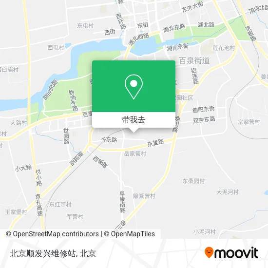 北京顺发兴维修站地图