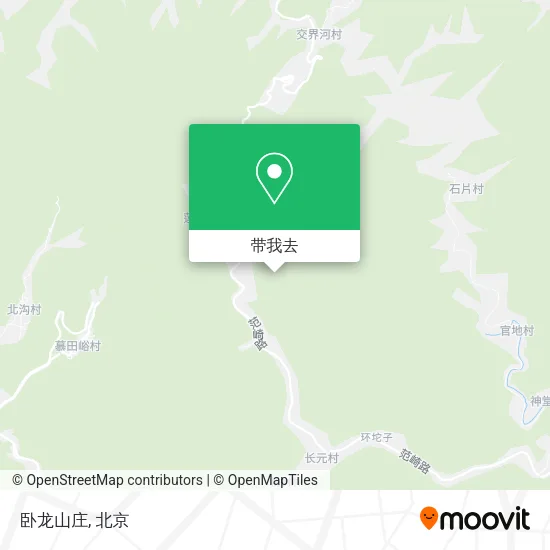 卧龙山庄地图