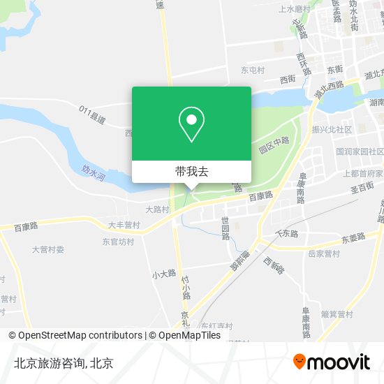 北京旅游咨询地图