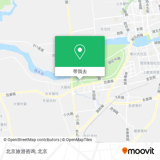 北京旅游咨询地图