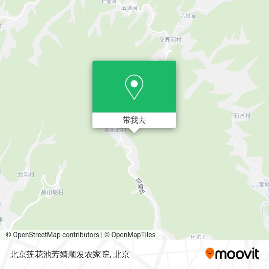 北京莲花池芳婧顺发农家院地图