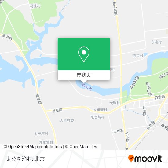 太公湖渔村地图