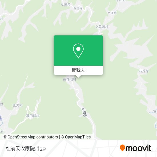 红满天农家院地图