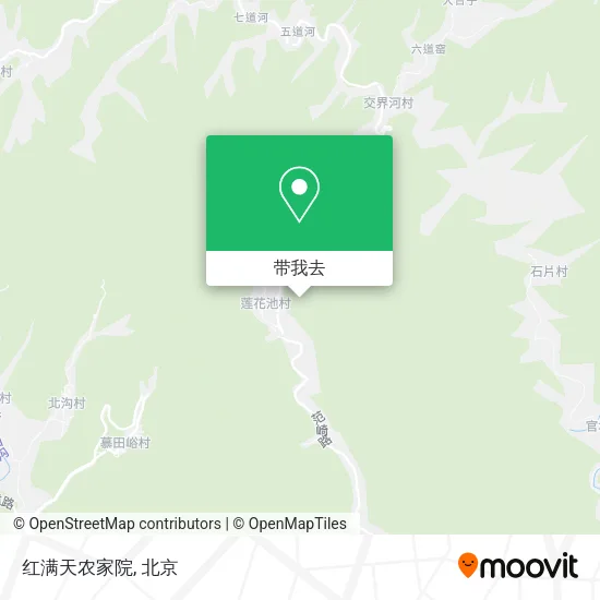 红满天农家院地图