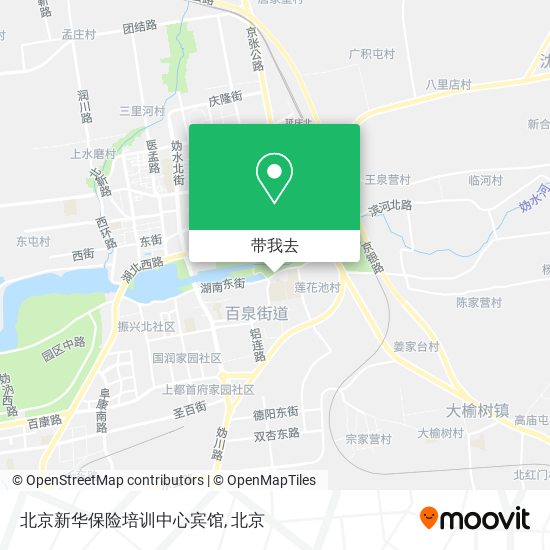 北京新华保险培训中心宾馆地图