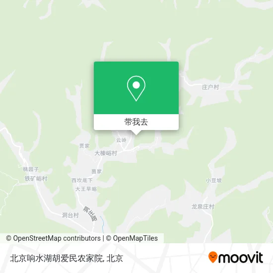 北京响水湖胡爱民农家院地图