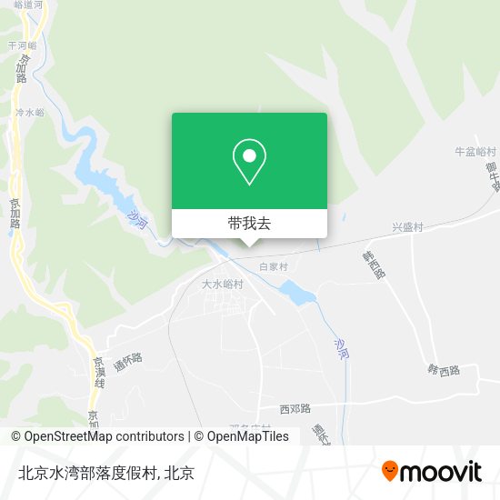 北京水湾部落度假村地图