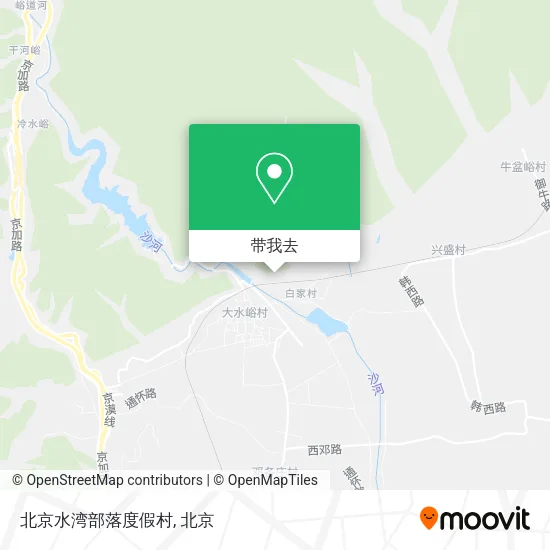 北京水湾部落度假村地图
