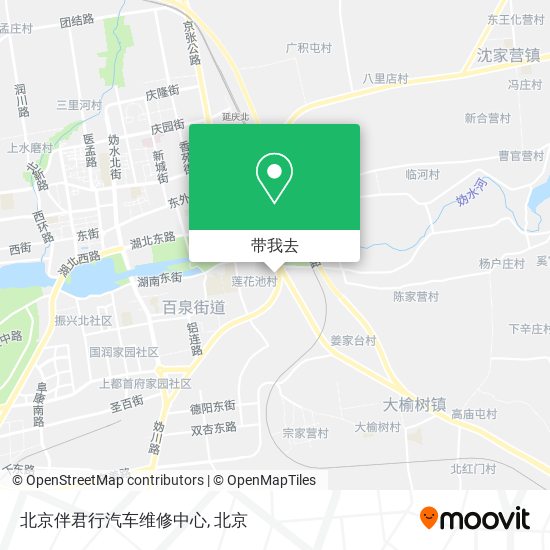 北京伴君行汽车维修中心地图