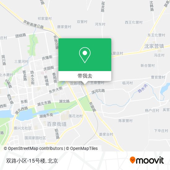 双路小区-15号楼地图