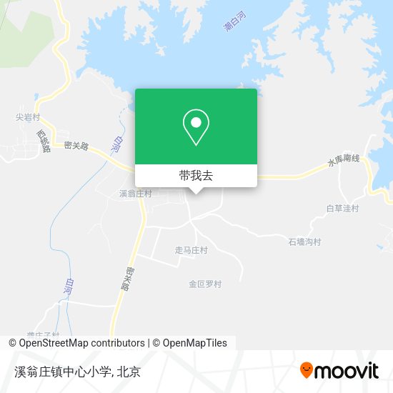 溪翁庄镇中心小学地图