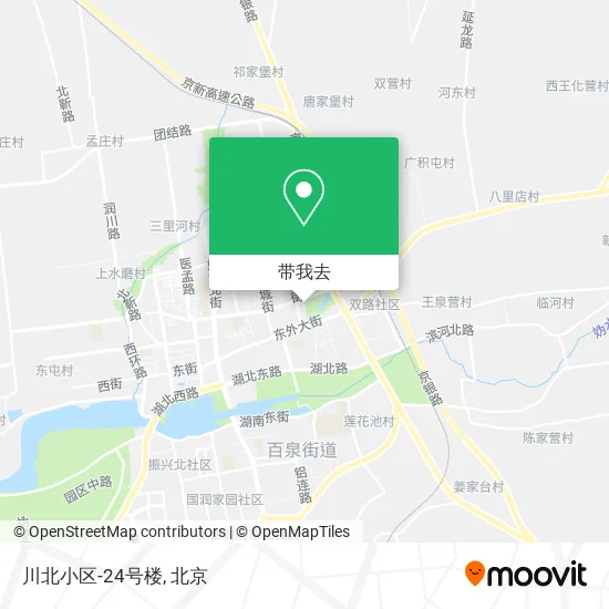 川北小区-24号楼地图