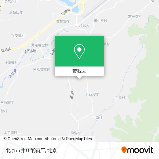 北京市井庄纸箱厂地图