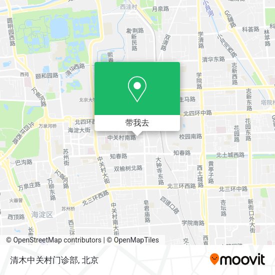 清木中关村门诊部地图