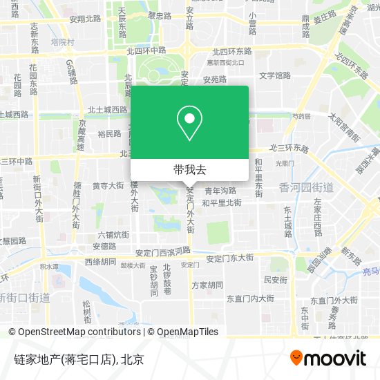 链家地产(蒋宅口店)地图