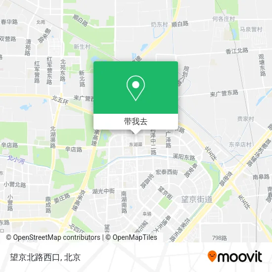望京北路西口地图