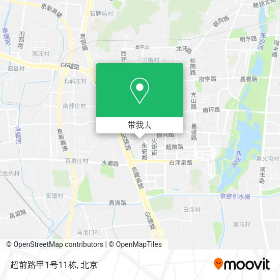 超前路甲1号11栋地图