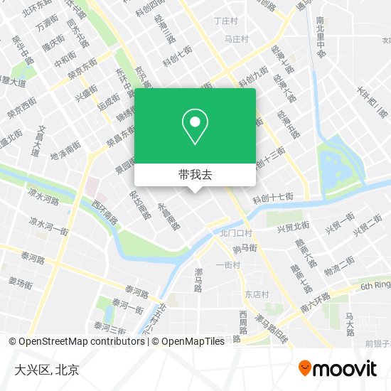 大兴区地图
