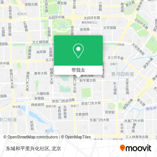 东城和平里兴化社区地图