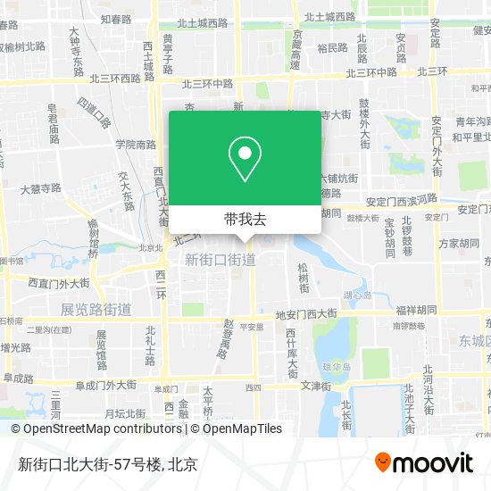 新街口北大街-57号楼地图