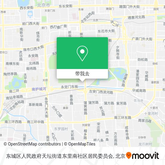 东城区人民政府天坛街道东里南社区居民委员会地图