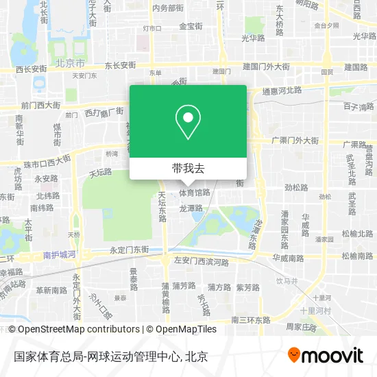 国家体育总局-网球运动管理中心地图