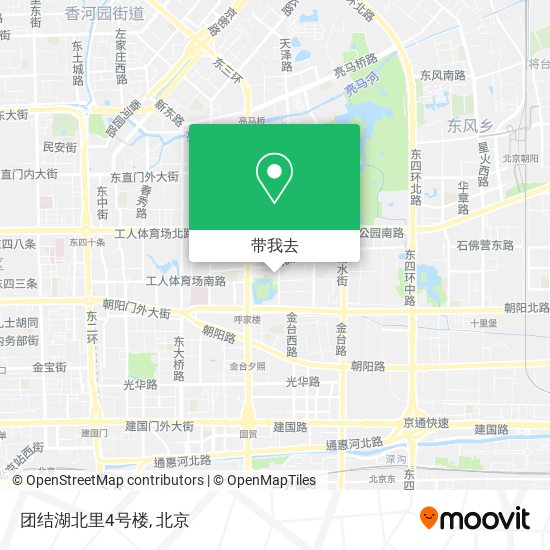 团结湖北里4号楼地图