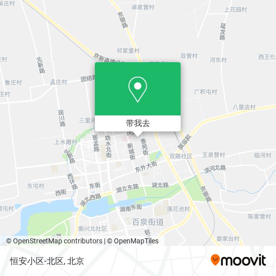 恒安小区-北区地图