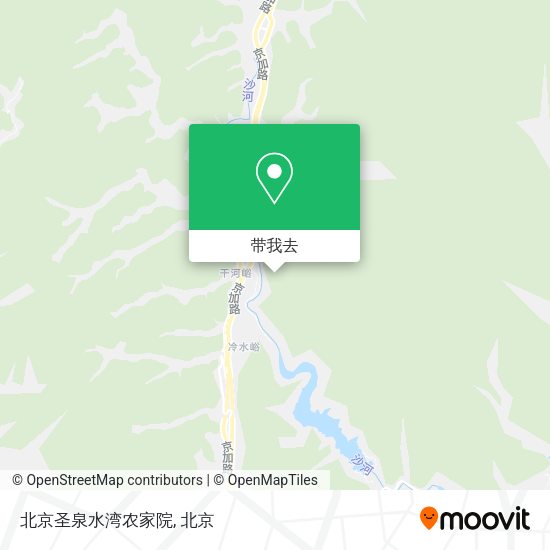 北京圣泉水湾农家院地图