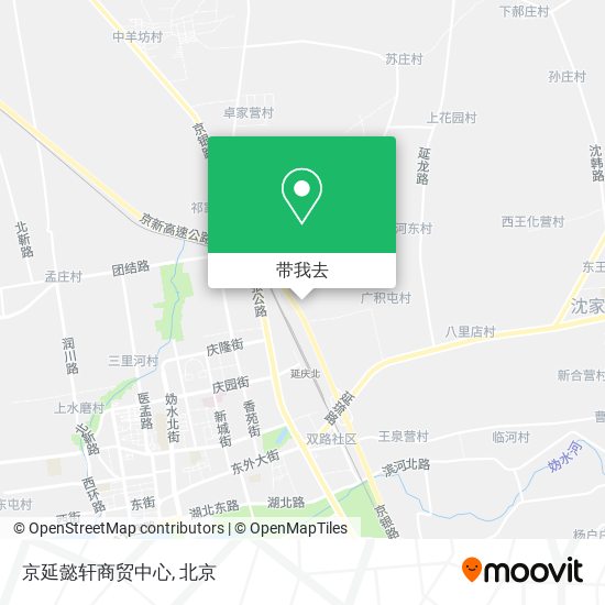 京延懿轩商贸中心地图