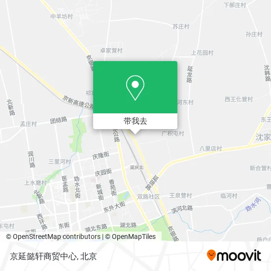 京延懿轩商贸中心地图