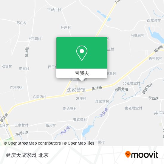 延庆天成家园地图