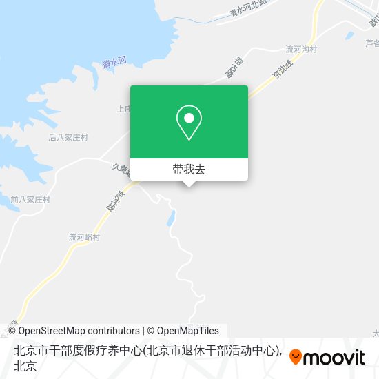 北京市干部度假疗养中心(北京市退休干部活动中心)地图