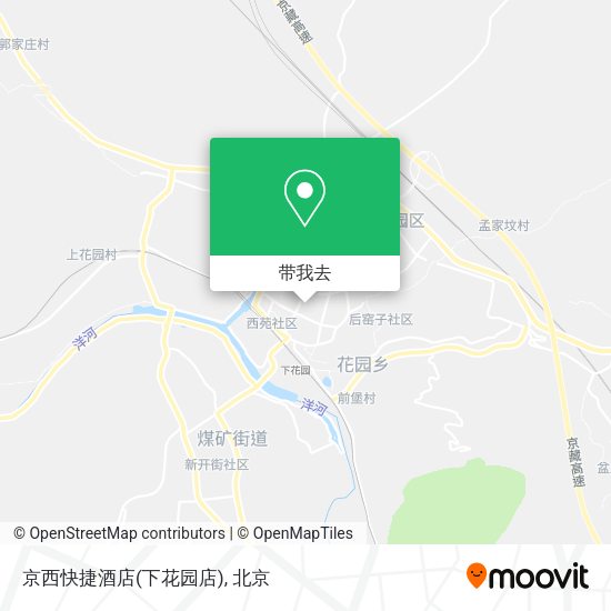 京西快捷酒店(下花园店)地图