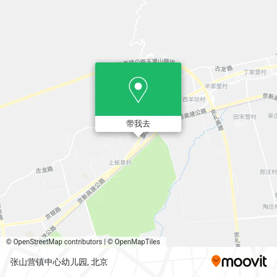 张山营镇中心幼儿园地图