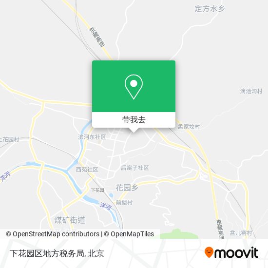 下花园区地方税务局地图