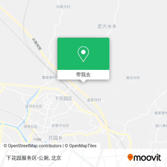 下花园服务区-公厕地图