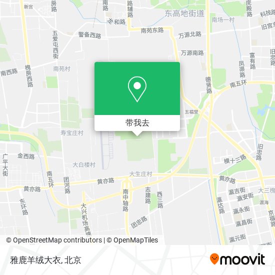 雅鹿羊绒大衣地图