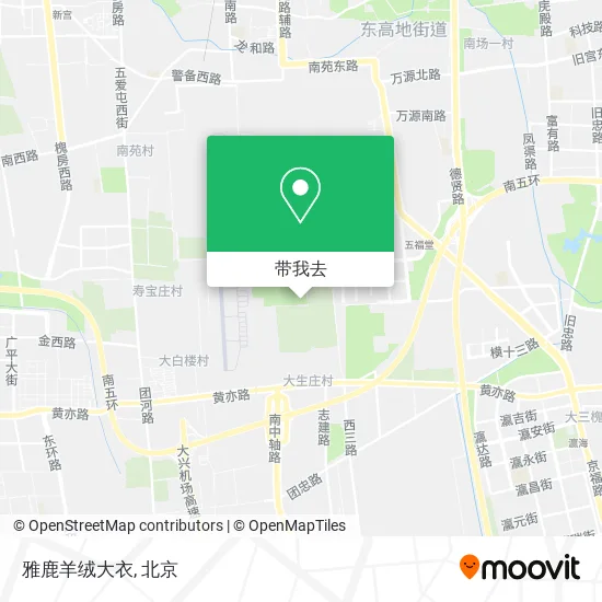 雅鹿羊绒大衣地图