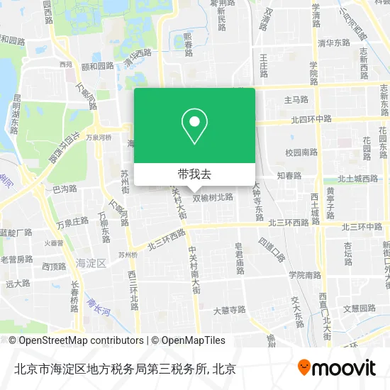 北京市海淀区地方税务局第三税务所地图