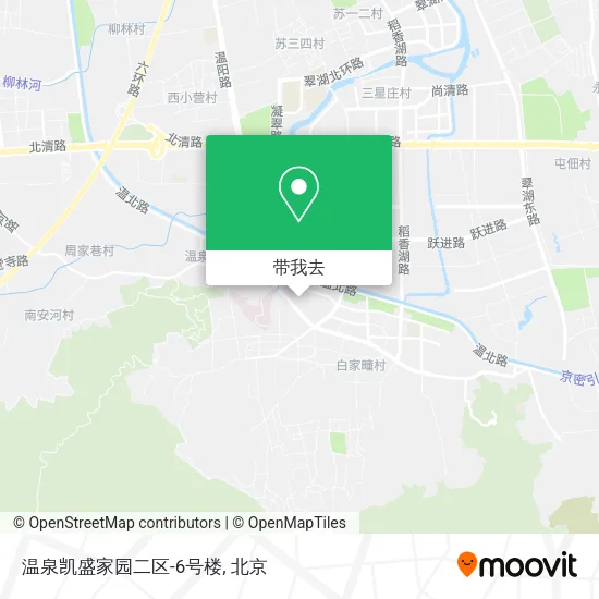 温泉凯盛家园二区-6号楼地图