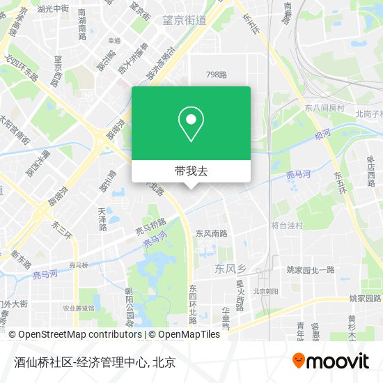 酒仙桥社区-经济管理中心地图