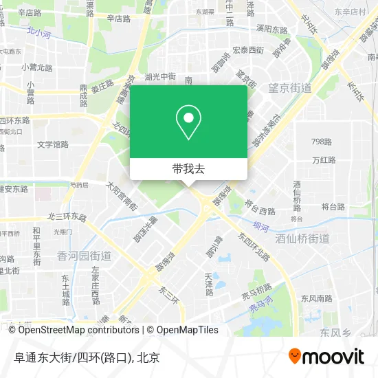 阜通东大街/四环(路口)地图